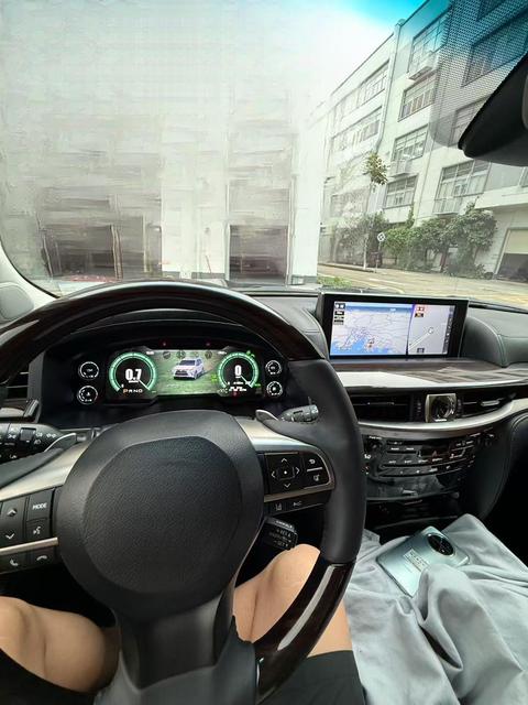 12.3 Inch Digital LCD Virtual Cluster Android for Lexus LX570 2008-2015 Dashboard Panel Car Speedometer