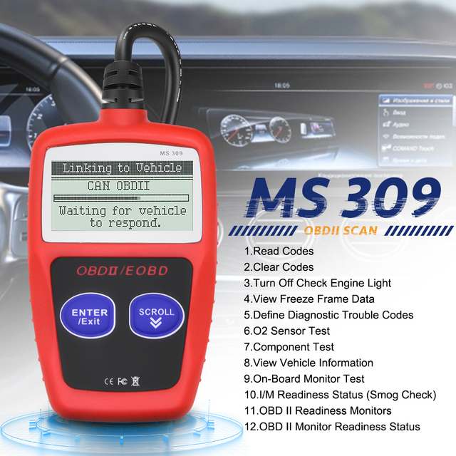 Auto OBD2 12V Diagnostic Scanner Latest Software Automotive Tool Diagnostic Tool