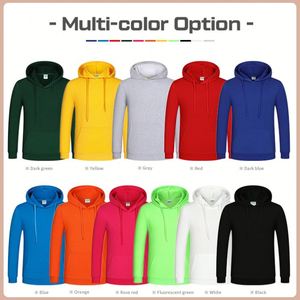 Sweat à capuche unisexe d'hiver en polaire polyester/coton épais et lourd, coupe oversize, avec impression sérigraphique et logo personnalisé, vente en gros - Product Image 3