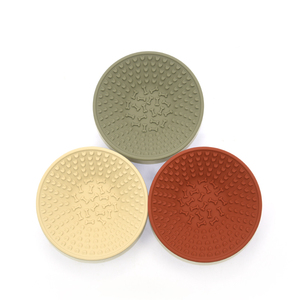 Özel logo yavaş besleyici köpek yalamak enayi evcil hayvan besleme kasesi köpek yalamak mat yavaş besleyici kase pet yalamak kase - Product Image 3