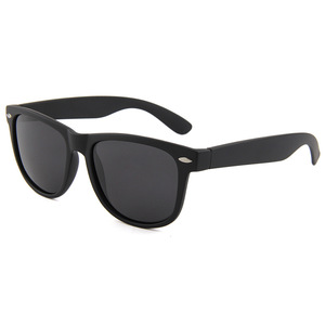 Lunettes de soleil polarisées classiques pour hommes, monture noire, verres bleus, protection UV400, conduite, voyage, tenues tendance - Product Image 5