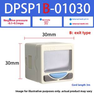 एयरटैक डिजिटल दबाव गेज सकारात्मक/नकारात्मक दबाव उच्च परिशुद्धता माप 12-24v npn/pnp औद्योगिक दबाव - Product Image 6