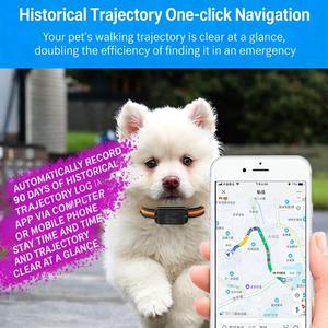 Notifications de limites de vibrations sonores Clôture pour chien sans fil <span class=keywords><strong>rechargeable</strong></span> GPS Collier antichoc pour animaux de compagnie Clôture électronique - Product Image 2