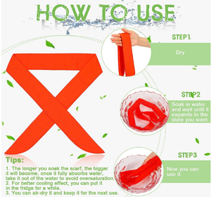 Arrivals <b>Cooling</b> <b>Neck</b> <b>Wrap</b> Trending Products 2025 New Cool Relief Ice Pack Bandana Customized Modern Neoprene Insulated - Product Image 3