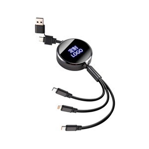 Cable 2 en 1 con logotipo personalizado, con USB A a USB C y Micro USB para cargar teléfonos Huawei, Apple y Android. - Product Image 4