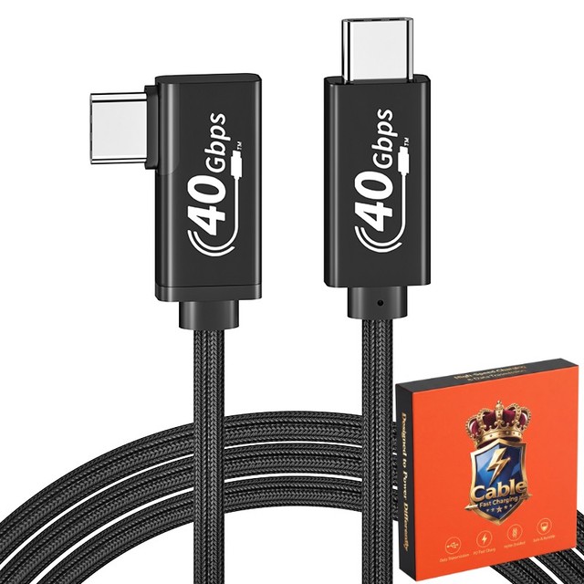Thunderbolt 4 Type C PD Fast Charging 240 Watts High Speed Data 40Gbps USB C Cables