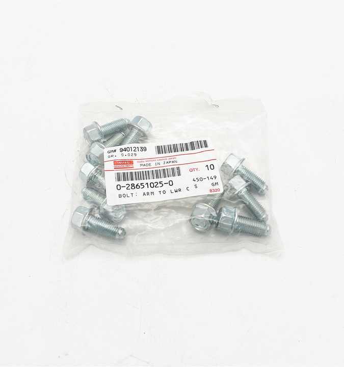 Genuine original parts 0-28651025-0 0286510250 BOLT BRKT for FRR  