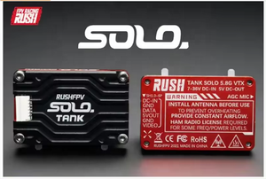 Transmisor de Video FPV Rush Solo Tank 5.8G 48CH 1.6W 2.5W MAX VTX, Carcasa CNC, Largo Alcance, para Carreras RC, 12g, Venta al Por Mayor - Product Image 4