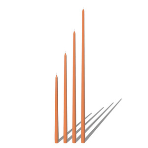 Handmade 60cm 50cm 40cm 30cm không mùi bữa ăn tối nến với bông bấc thanh lịch dài côn thiết kế không khói và thanh lịch - Product Image 1