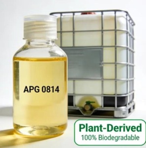 อัลคิลโพลีกลูโคไซด์ APG-0814 ของเหลวสีเหลือง สารเคมีทำความสะอาดอุตสาหกรรม DK ความบริสุทธิ์ 99% HLB 13-15 pH 11.5-12.5 CAS 141464-42-8 - Product Image 3