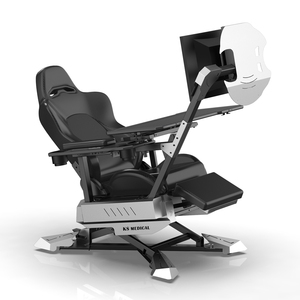 KSM-GCN2 Professional Customizable Metal PC Gaming Cockpit <b>Chair</b> <b>Zero</b> <b>Gravity</b> Heat Massage Lights Speakers Adjustable Armrests - Product Image 1