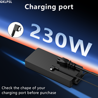 Cargador de computadora 230W 19,5 V 11.8A 3pin Adaptador de CA Cargador de computadora portátil de repuesto para fuente de alimentación del adaptador Razer