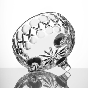 <span class=keywords><strong>Elegante</strong></span> Ciotola per Frutta di Grandi Dimensioni in Cristallo Intagliato con Coperchio per Caramelle, Zucchero e Dessert - Product Image 5