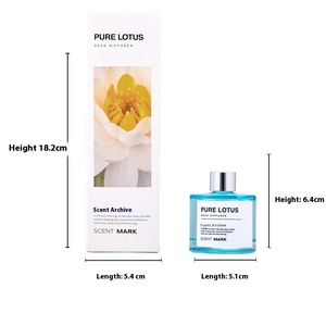 Diffuseur de roseaux sans flamme personnalisé, huile essentielle 50 ml, écologique, sans alcool, aromathérapie, désodorisant pour salle de bain, longue durée - Product Image 5
