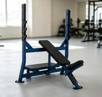 Banc de musculation inclinable professionnel en acier, réglable, capacité 150 kg, sécurisé, unisexe, pour la musculation