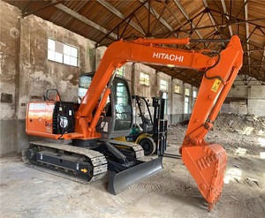 Machinerie minière japonaise Hitachi ZX70 avec lame de bouteur 7 tonnes sur chenilles petite pelle hydraulique Hitachi d'occasion zx70 - Product Image 2