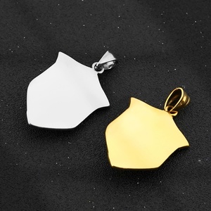 Collar de Acero Inoxidable con Colgante de Escudo de León, Estilo Hip Hop, Punk, para Hombre, Joyería Masculina - Product Image 3