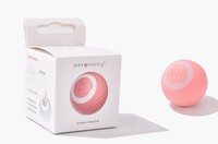 Balle jouet lumineuse LED JZ rechargeable par USB, design moderne et simple pour chatons chiens, boîte roulante à gravité classique
