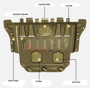 Accessoires d'extérieur de voiture en aluminium Protection du moteur Couvercle de protection utilisé pour <span class=keywords><strong>Kia</strong></span> Carnival/ Stonic/ Sorento L - Product Image 2