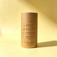 Tube en papier de qualité alimentaire imprimé sur mesure, boîte à thé en papier avec doublure intérieure sûre pour le thé en vrac, les herbes, le café et l'emballage alimentaire