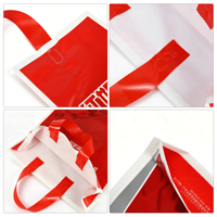 Bolsa de Compras de Plástico LDPE con Asa Suave Personalizada, Bajo MOQ, Precio Directo de Fábrica, Bolsa de Regalo para Ropa
