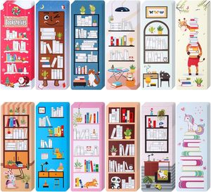 Lista de lectura Marcadores DIY Libro Rastreador Marcapáginas Biblia Biblioteca Libro Club Tarjeta Lectura Diario Registro Libro Marcador Kit a granel - Product Image 2