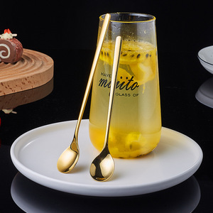 304 Thép Không Gỉ Cà Phê Muỗng Dễ Thương Ins Dài Xử Lý Khuấy Muỗng Món Quà Vàng Mật Ong Món Tráng Miệng Nước <span class=keywords><strong>Drop</strong></span> Muỗng - Product Image 2
