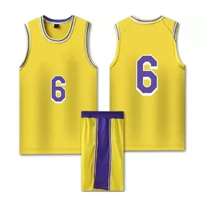 Beliebtes Design atmungsaktiv Laker Golden State individuelle Sportmannschaftstrikot NBA-Basketballtrikot Basketball-Anzug individuell
