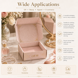 Boîtes rigides en carton ondulé personnalisées à bas prix pour vêtements, avec impression couleur, pelliculage brillant/mat et gaufrage - Product Image 4