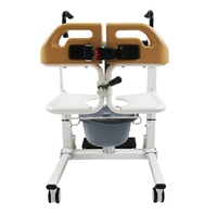 Chaise de transfert médical pour personnes handicapées SUNCARE, chaise de toilette pivotante réglable