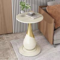 Canapé simple 56x40x33 cm, table d'appoint créative, petite table ronde, style luxe léger, salon moderne et minimaliste