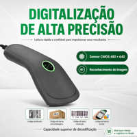 Lecteur de code-barres Xincode 2D USB Imager, scanner de code QR haute vitesse avec câble pour caisse, supermarché, commerce de détail, PDV