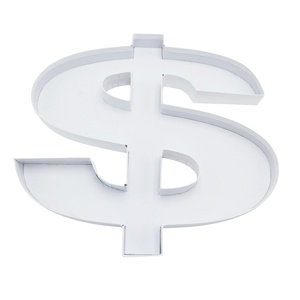 กล่องของขวัญรูปทรงดอลลาร์สำหรับใส่ขนม คุกกี้ เค้กหวาน บรรจุภัณฑ์กระดาษแข็ง รูปตัวอักษรและตัวเลข สามารถเติมได้ - Product Image 3