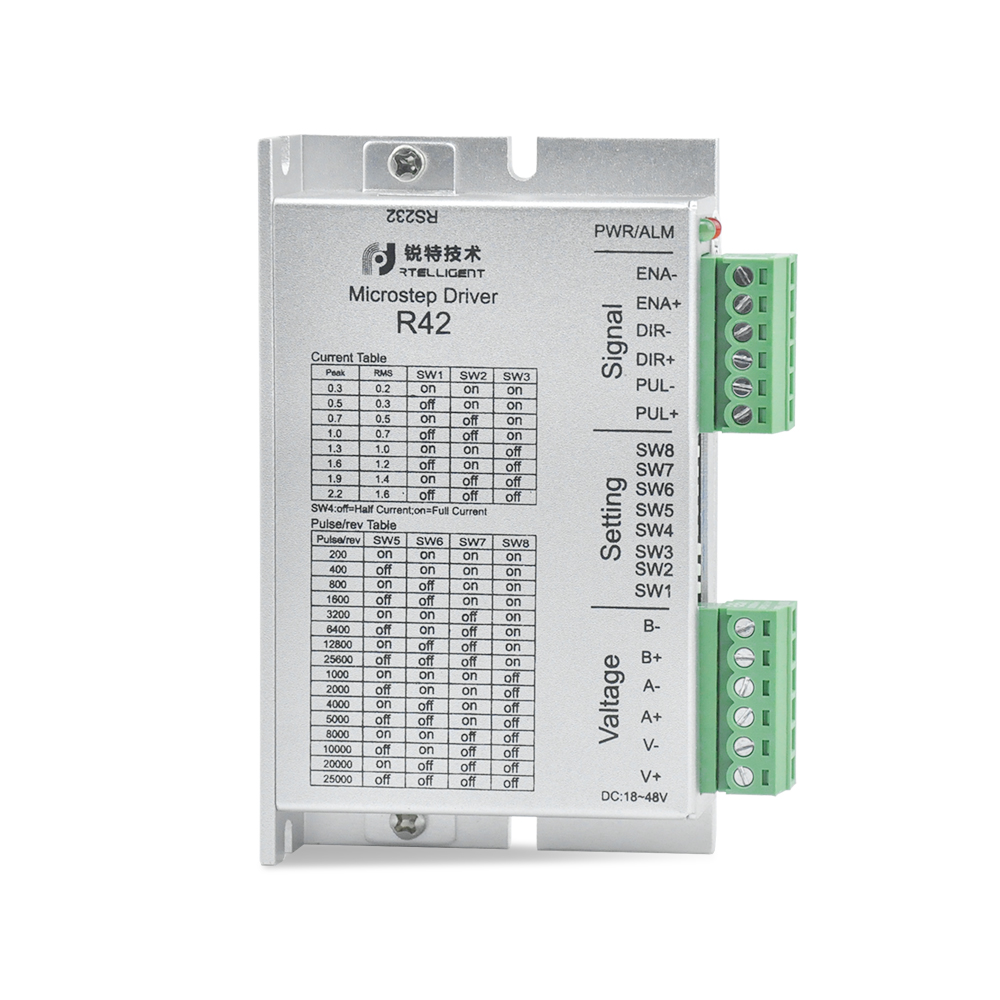 Умный Драйвер шагового двигателя Rtelligent, контроллер фазы 2/3/5, открытый/закрытый контур Nema 17/23/24/34/42/52, шаговый привод