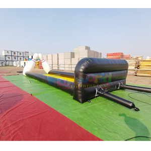 Ensemble de jeux gonflables de bowling humain pour enfants, de qualité commerciale, pour fêtes de carnaval en plein air. - Product Image 4