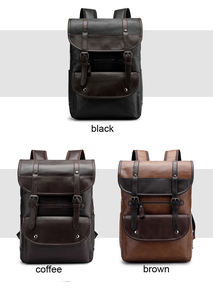 Vendita calda LOGO personalizzabile Retro zaini da viaggio all'aperto multifunzionale <span class=keywords><strong>zaino</strong></span> per Laptop da <span class=keywords><strong>uomo</strong></span> in <span class=keywords><strong>pelle</strong></span> sintetica Business Bag - Product Image 5