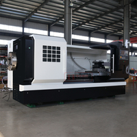 Torno CNC digital horizontal de bancada plana de alta resistencia QK1319 con sistema de control GSK, máquina automática de roscado de tubos de un solo motor