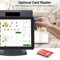 Vente en gros double écran restaurant écran tactile caisse enregistreuse système de point de vente Android/Windows/Linux Wi-Fi 6 Bluetooth 5.2 personnalisé