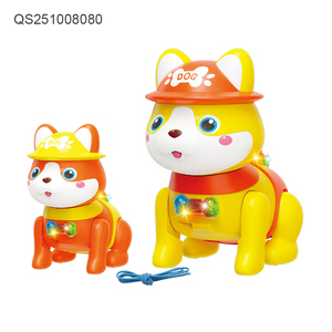 QS Shantou çin çocuklar elektrikli yürüyüş karikatür Pet oyuncaklar çocuk 3 + yaş plastik B/O at hayvan seti oyuncaklar ile müzikli ışık - Product Image 4