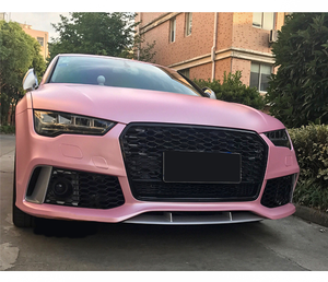 Kit carrosserie de pare-chocs avant style RS7 pour Audi A7 S7 C7.5 2016-2018 avec calandre noire en nid d'abeille et cache de feux antibrouillard – Stock US - Product Image 5