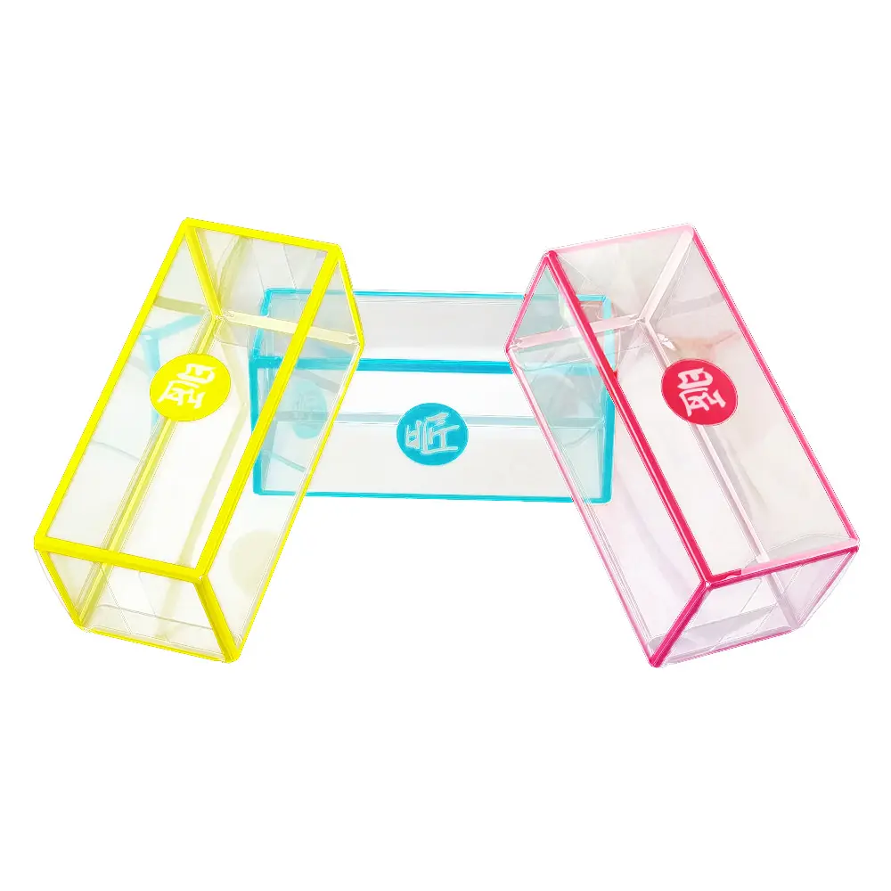Multi Size Hot Selling Small Hard Square Acetate Box Pack Clear Dessert Gift Display Boxes Plastic Packaging
