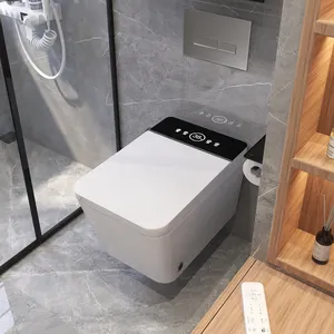 Armadio ad acqua dal Design moderno facile da pulire wc sospeso intelligente in ceramica da bagno sospeso intelligente