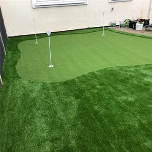 UNI FREE SAMPLES Outdoor Mini Golf Carpet Well Used Artificial Golf Grass Putting Green 13MM 15MM