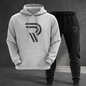 Sudadera con Capucha para Hombre, Invierno 2025, Casual, Ecológica, con Letra R en Contraste, Transpirable, de Secado Rápido, con Cordón Ajustable - Product Image 3
