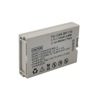 BP-110 1700mAh Full Decoding Battery for Canon VIXIA HF R26 R28 R206 CE RoHS Certified Wholesale Bulk High Capacity - Product Image 1