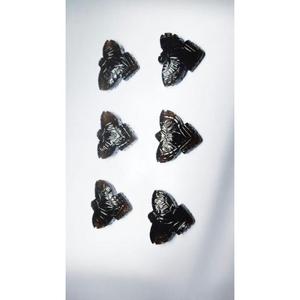 Colgante de Cuarzo Ahumado Natural Mugalart con Forma de Águila, 28x30mm, Tallado en Piedra Preciosa, 40 Quilates, 8 Gramos, Origen Rajasthan - Product Image 3