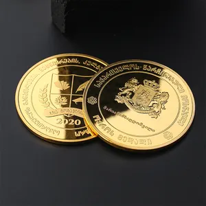 販促用カスタムサイズロゴ40Mmゴールドシルバーブラスエンジェルチャレンジコインカスタムユーロコイン記念メタルコイン
