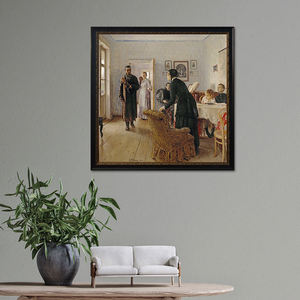 Reproducciones Realistas de Pinturas al Óleo de Alta Calidad y Tamaño Personalizado al por Mayor. No se Deje Pasar la Oportunidad. Pintura al óleo de Ilya Repin de 1884-1888 Do Not Wa - Product Image 5