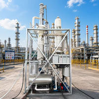 Nouvelle machine de distillation sous vide haute capacité triphasée 380V 500L 0,6 Mpa avec garantie de 3 ans pour le recyclage de pétrole brut et d'huile moteur usagée
