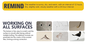 Agent de réparation préférentiel pour carreaux de céramique Pâte de réparation pour carreaux de mur en pierre Glaçure Adhésif AB Produit de <span class=keywords><strong>peinture</strong></span> de revêtement de colle du fabricant - Product Image 4